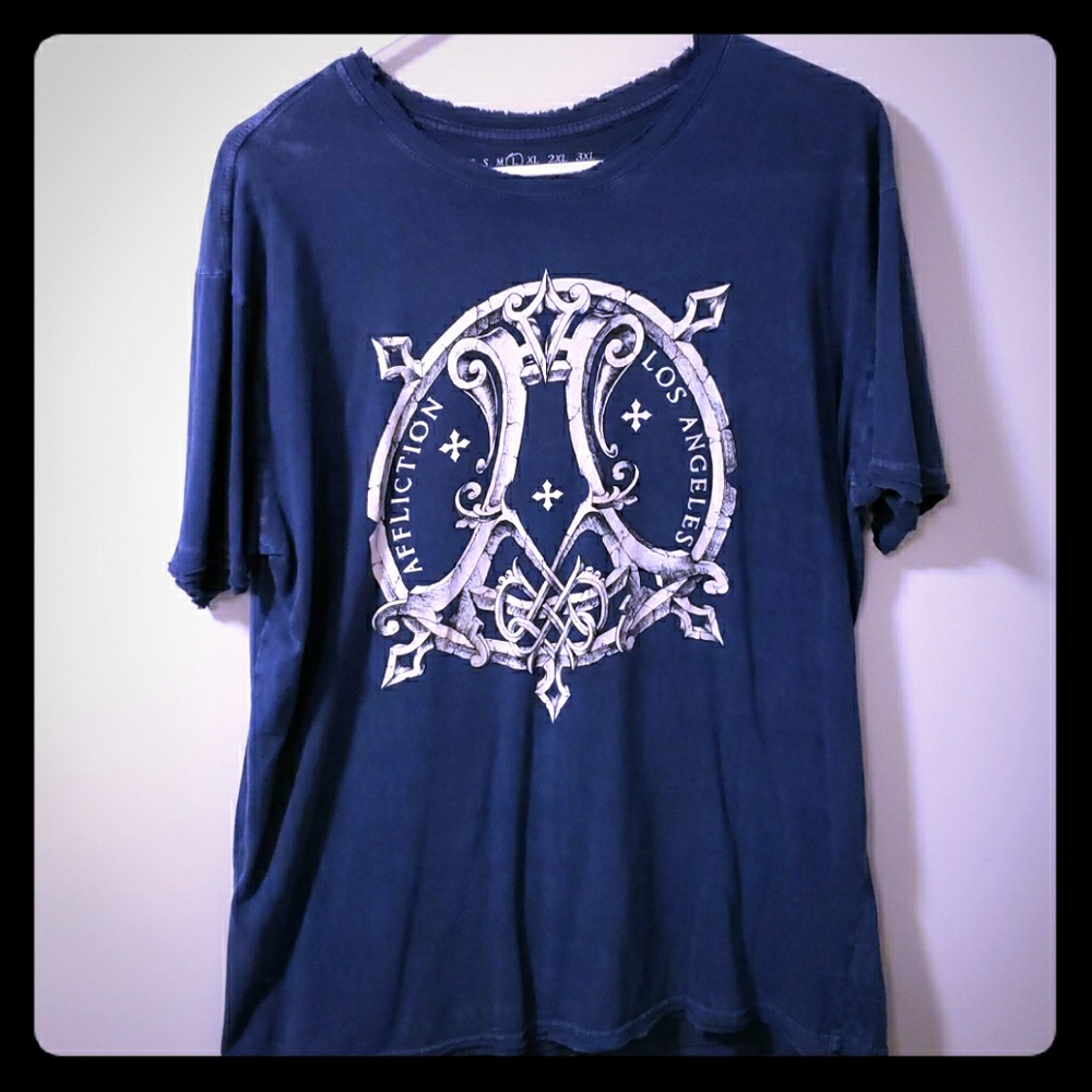 Mens affliction tshirt
